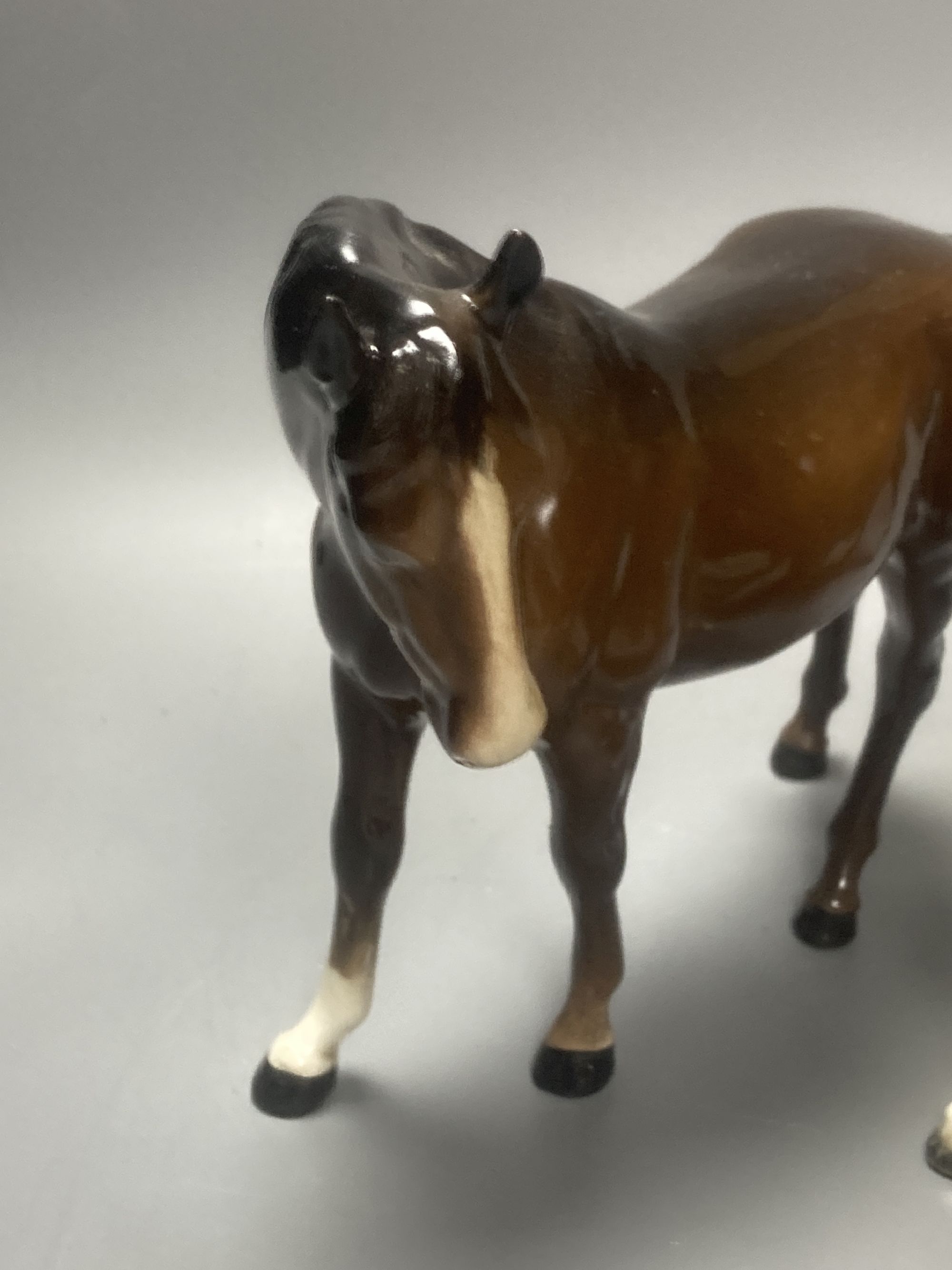 Six various Beswick horses, tallest 22cm